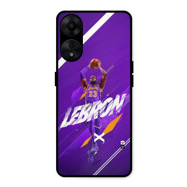 Basketball Star Metal Back Case for Oppo A78 5G