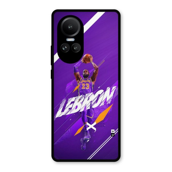 Basketball Star Metal Back Case for Oppo Reno10