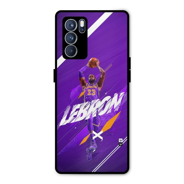 Basketball Star Metal Back Case for Oppo Reno6 Pro 5G