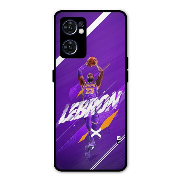 Basketball Star Metal Back Case for Oppo Reno7 5G