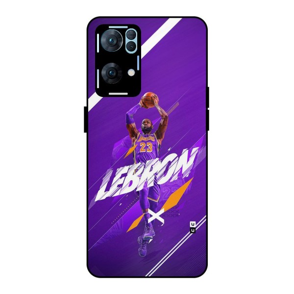 Basketball Star Metal Back Case for Oppo Reno7 Pro 5G