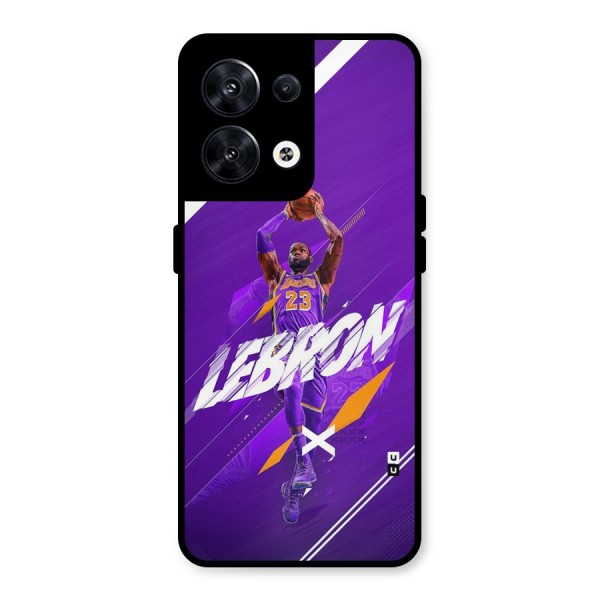 Basketball Star Metal Back Case for Oppo Reno8 5G