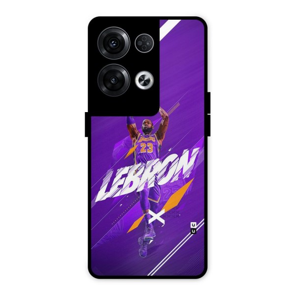 Basketball Star Metal Back Case for Oppo Reno8 Pro 5G