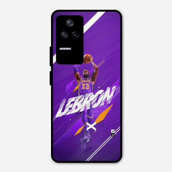 Basketball Star Metal Back Case for Poco F4 5G