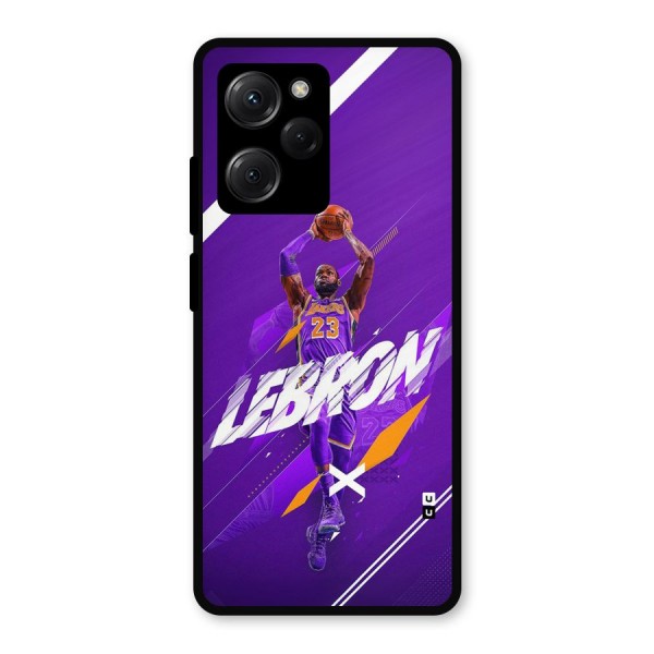 Basketball Star Metal Back Case for Poco X5 Pro