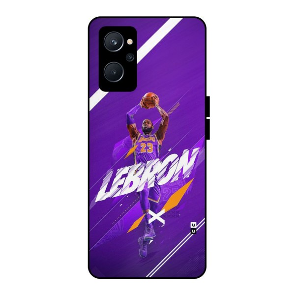 Basketball Star Metal Back Case for Realme 9i 5G