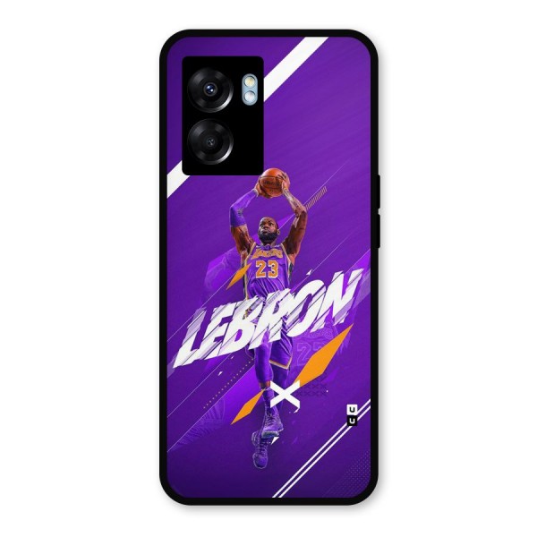 Basketball Star Metal Back Case for Realme Narzo 50 5G