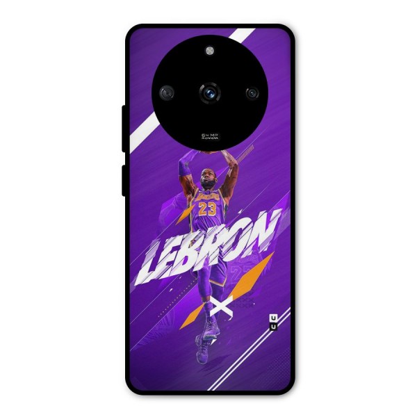 Basketball Star Metal Back Case for Realme Narzo 60 5G