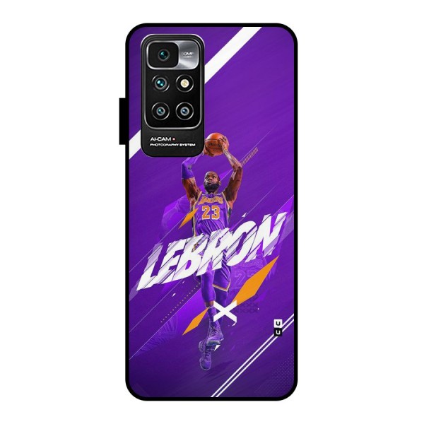 Basketball Star Metal Back Case for Redmi 10 Prime