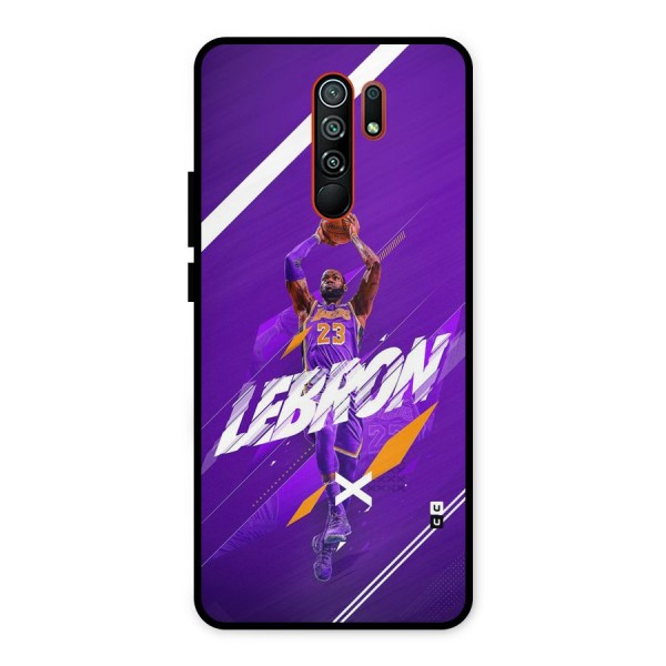 Basketball Star Metal Back Case for Redmi 9 Prime