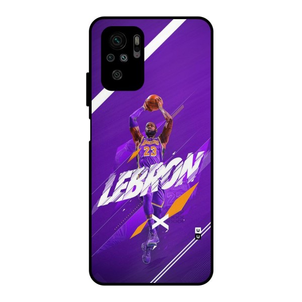 Basketball Star Metal Back Case for Redmi Note 10