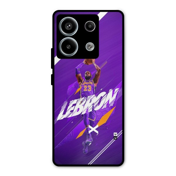 Basketball Star Metal Back Case for Redmi Note 13 Pro 5G
