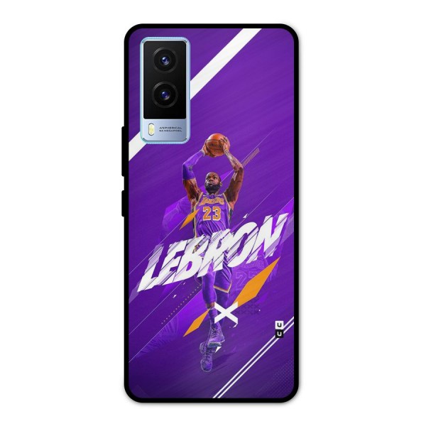 Basketball Star Metal Back Case for Vivo V21e 5G