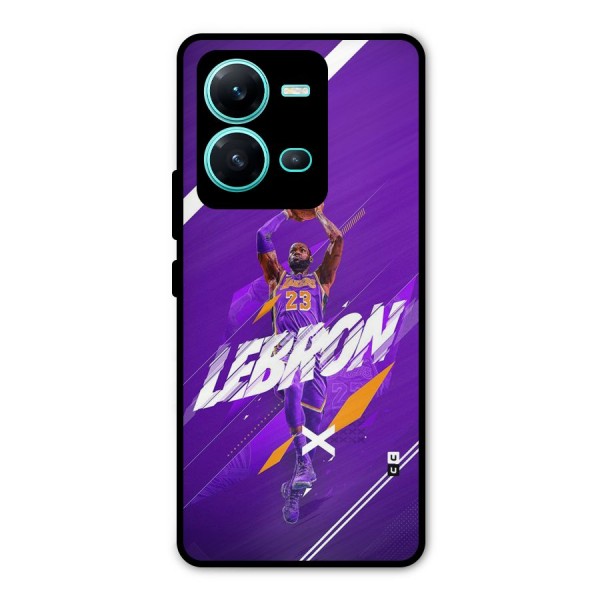 Basketball Star Metal Back Case for Vivo V25