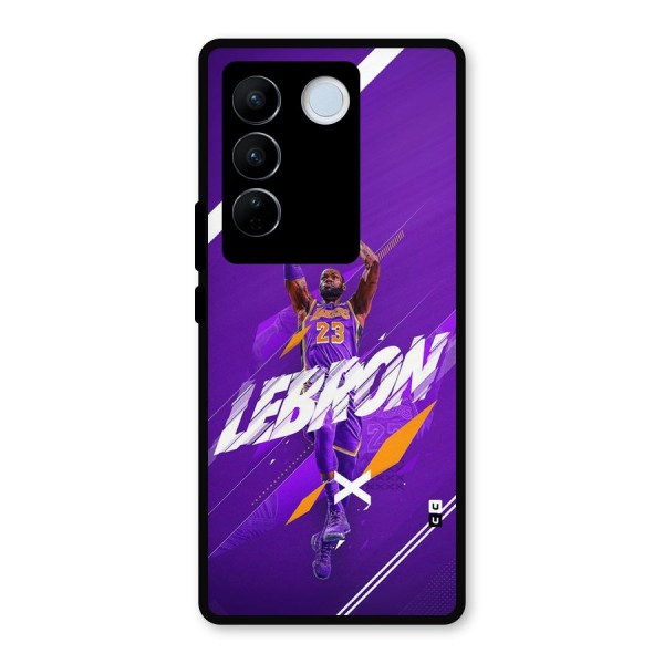 Basketball Star Metal Back Case for Vivo V27 Pro