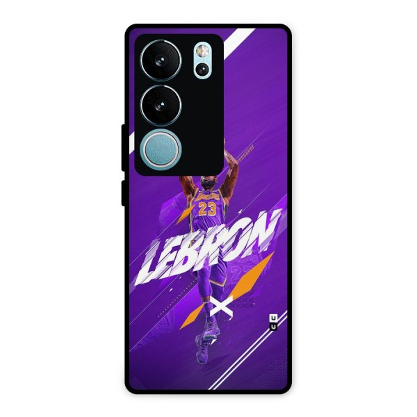 Basketball Star Metal Back Case for Vivo V29 Pro