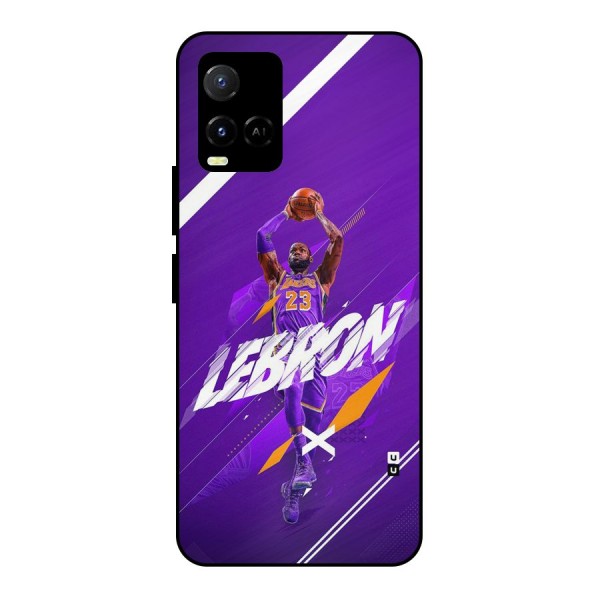 Basketball Star Metal Back Case for Vivo Y21A