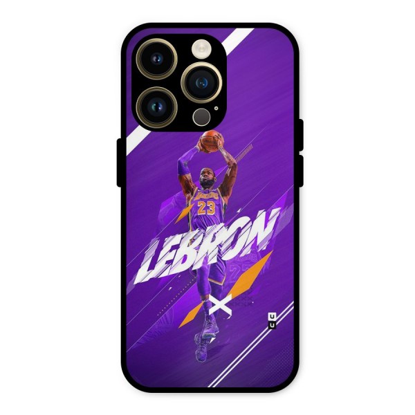 Basketball Star Metal Back Case for iPhone 14 Pro