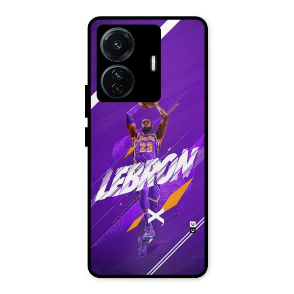 Basketball Star Metal Back Case for iQOO Z6