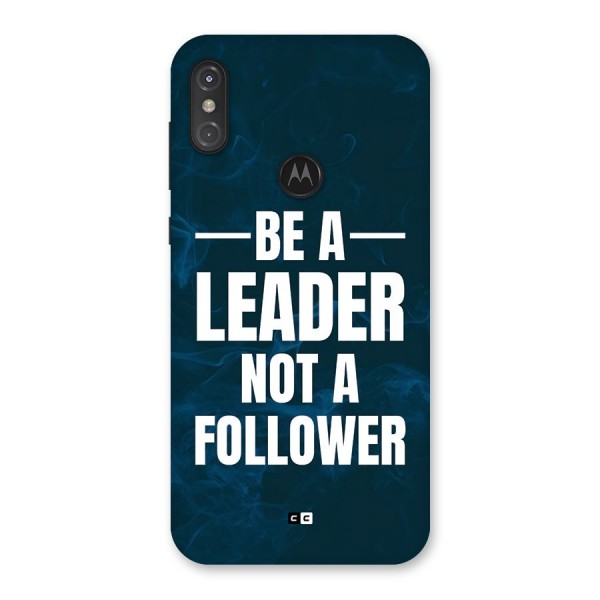 Be A Leader Back Case for Motorola One Power