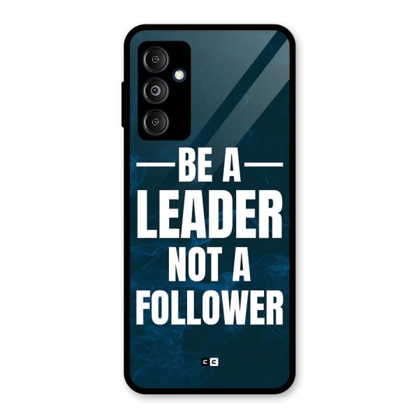 Be A Leader Glass Back Case for Galaxy M14 5G