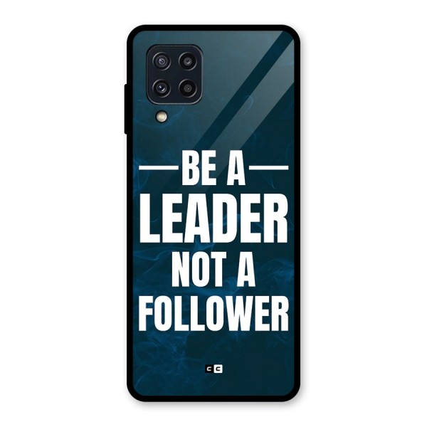 Be A Leader Glass Back Case for Galaxy M32