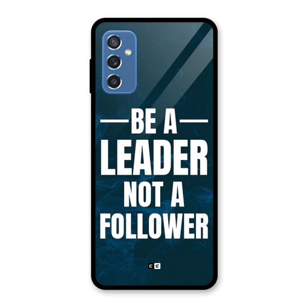 Be A Leader Glass Back Case for Galaxy M52 5G