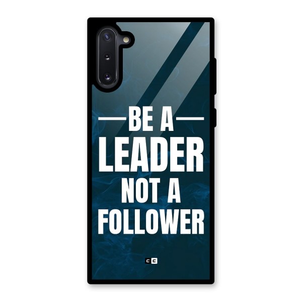 Be A Leader Glass Back Case for Galaxy Note 10