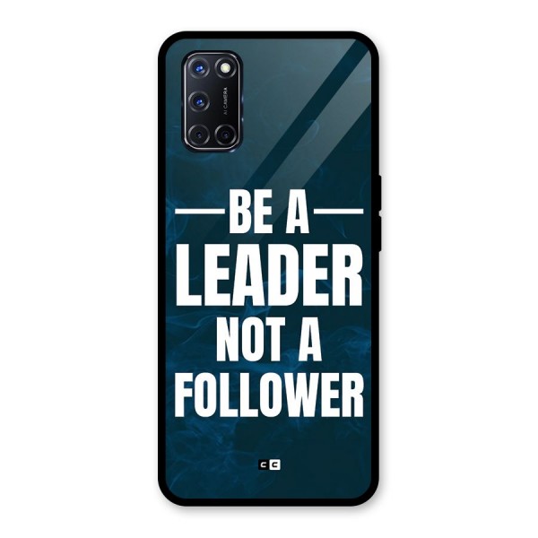 Be A Leader Glass Back Case for Oppo A52