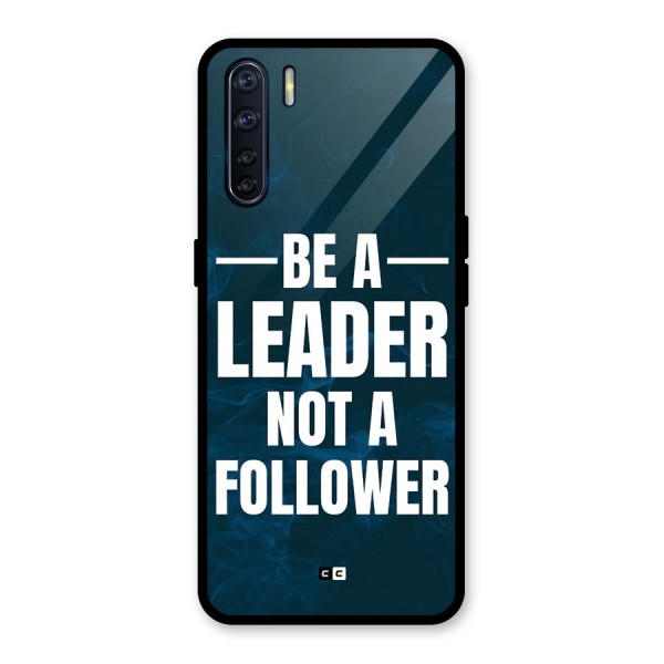 Be A Leader Glass Back Case for Oppo F15