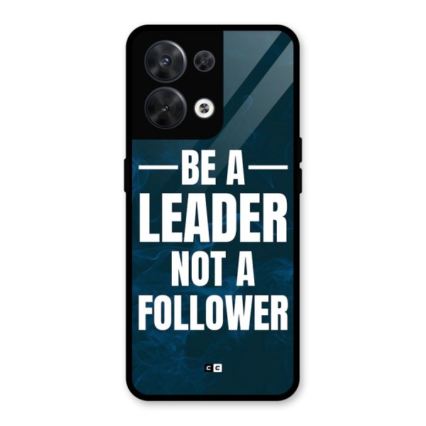 Be A Leader Glass Back Case for Oppo Reno8 5G