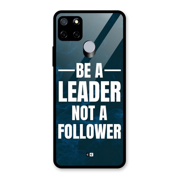 Be A Leader Glass Back Case for Realme C15