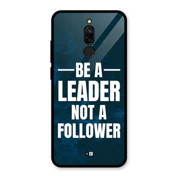 Be A Leader Glass Back Case for Redmi 8