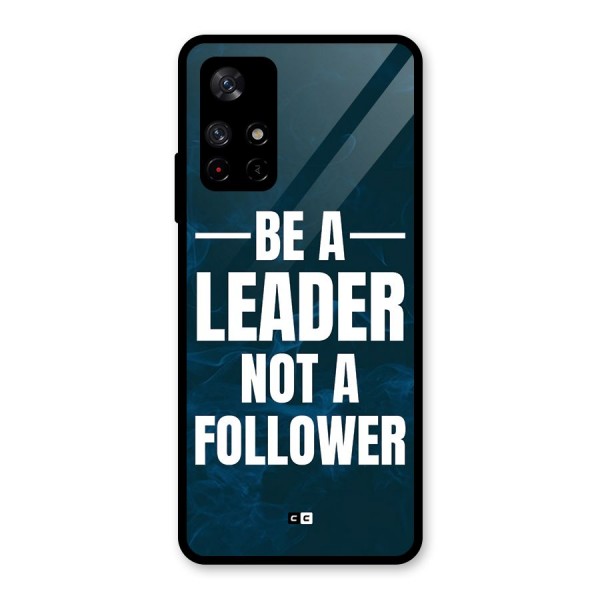 Be A Leader Glass Back Case for Redmi Note 11T 5G