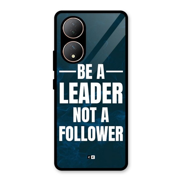 Be A Leader Glass Back Case for Vivo T2