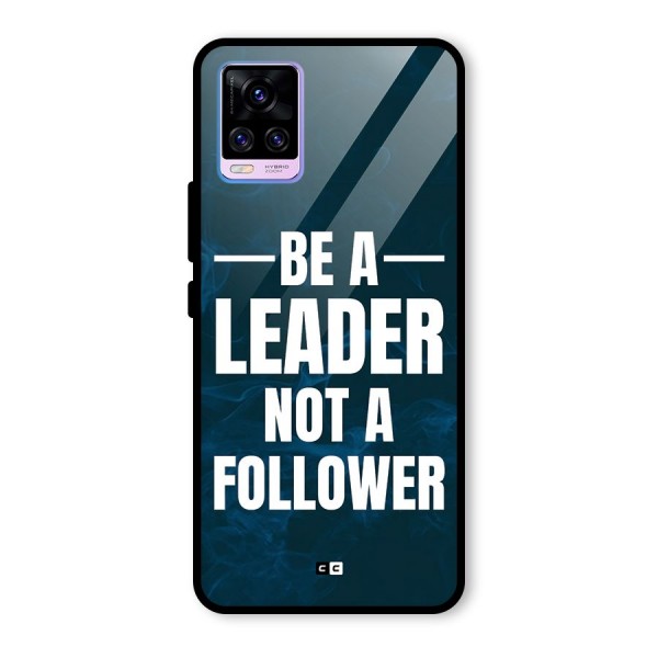 Be A Leader Glass Back Case for Vivo V20 Pro