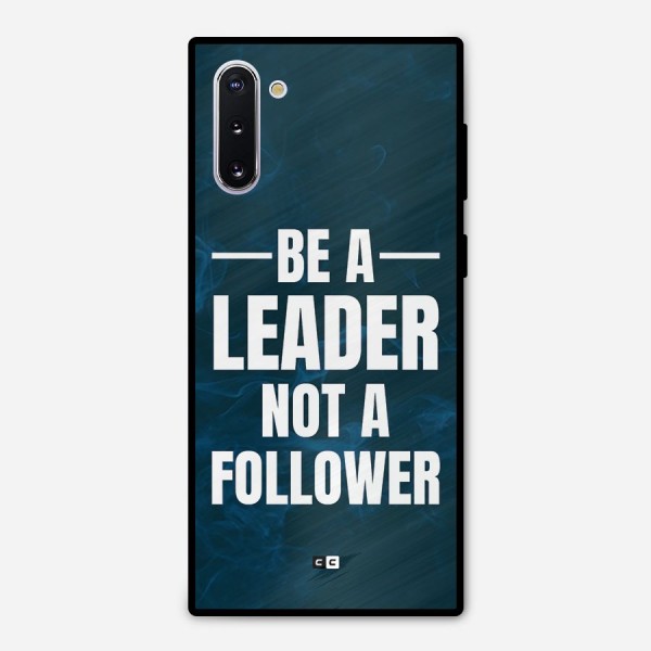 Be A Leader Metal Back Case for Galaxy Note 10