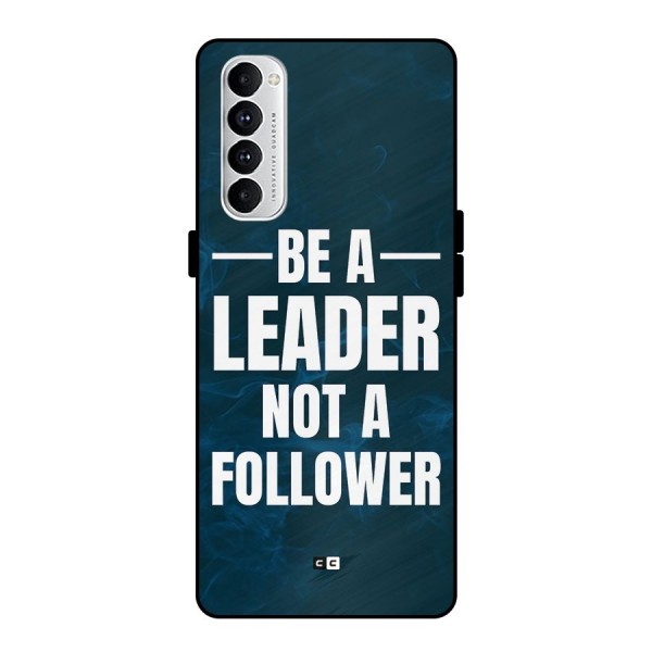 Be A Leader Metal Back Case for Oppo Reno4 Pro