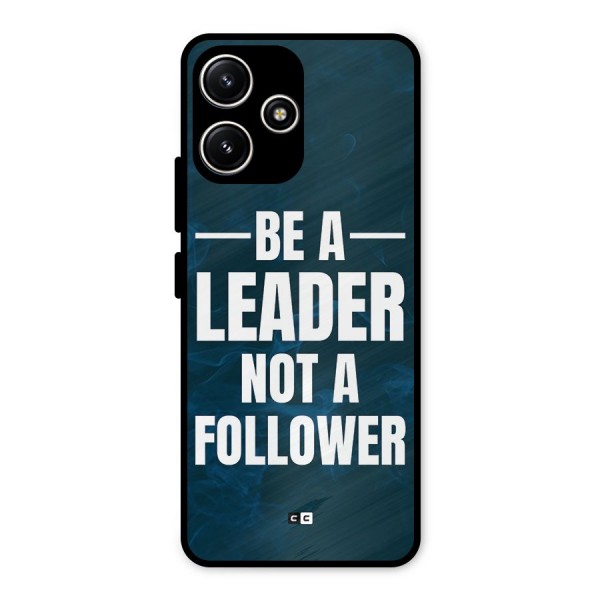 Be A Leader Metal Back Case for Poco M6 Pro