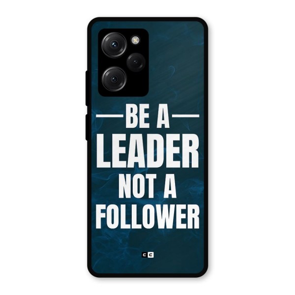 Be A Leader Metal Back Case for Poco X5 Pro