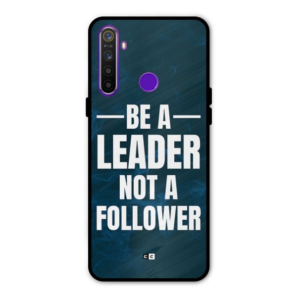 Be A Leader Metal Back Case for Realme 5i