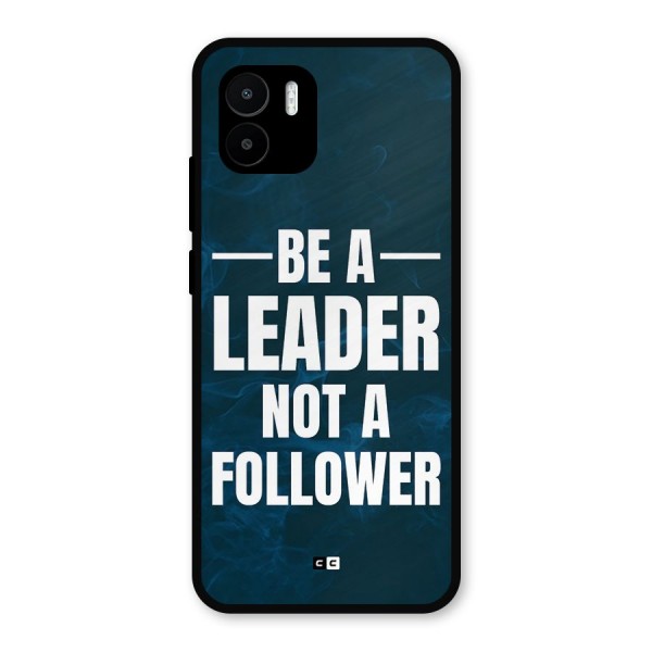 Be A Leader Metal Back Case for Redmi A2