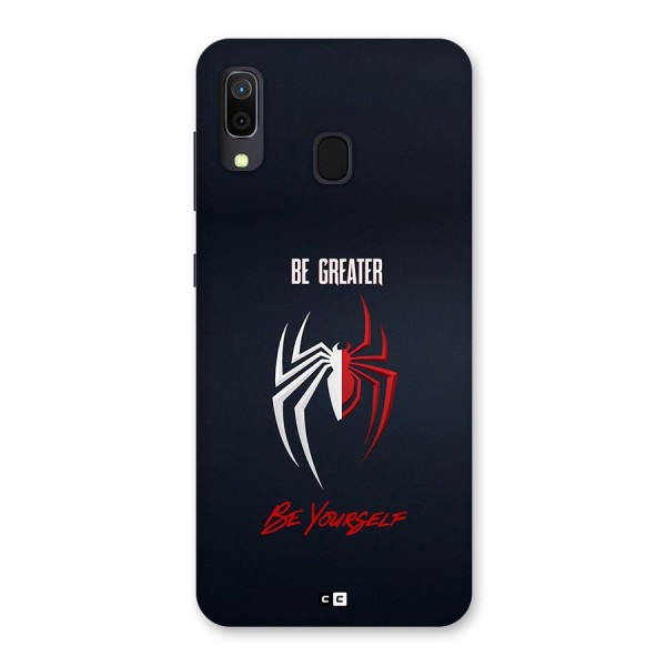 Be Greater Back Case for Galaxy A20