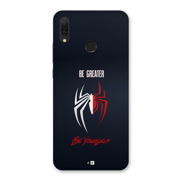 Be Greater Back Case for Huawei Y9 (2019)