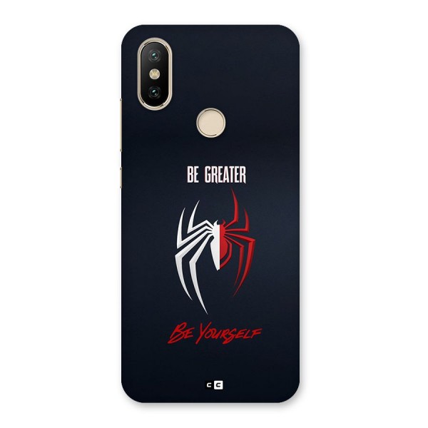 Be Greater Back Case for Mi A2