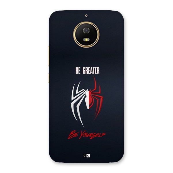 Be Greater Back Case for Moto G5s