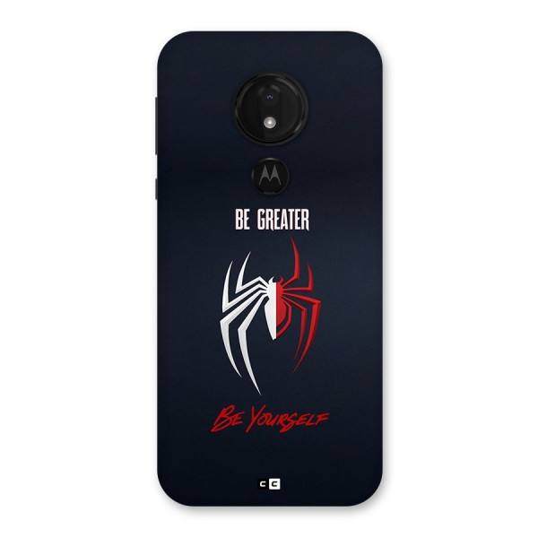 Be Greater Back Case for Moto G7 Power