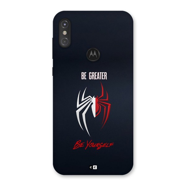 Be Greater Back Case for Motorola One Power