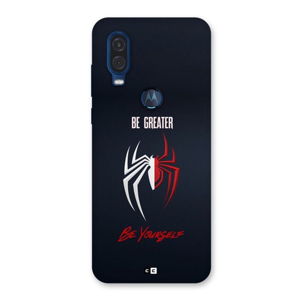 Be Greater Back Case for Motorola One Vision