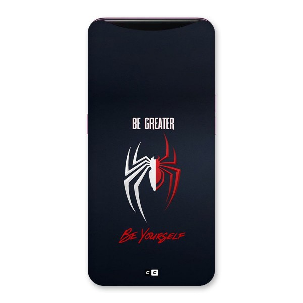 Be Greater Back Case for Oppo Find X